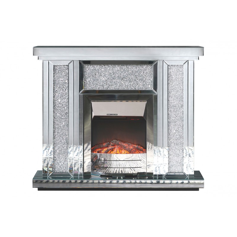 Cheminée miroir électrique miroir Anna de kaminklaus