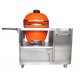 Kamado grill avec meuble inox cuisine exterieure