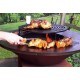 Grille ronde haute en fonte pour brasero 100 cm