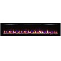 CHEMINÉE ÉLECTRIQUE ENCASTRABLE 254cm KAMIN BLACK NICE 100