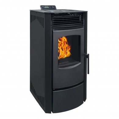 Poêle à pellets automatique Mateo 9 kW – Noire