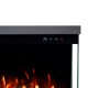 Chimenea Eléctrica SANTANDER 42 ULTRA SLIM – 3 Caras de Vidrio Panorámicas