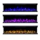 Chimenea Eléctrica SANTANDER 60 ULTRA SLIM – 3 Caras de Vidrio Panorámicas kaminklaus