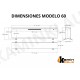 Chimenea Eléctrica SANTANDER 60 ULTRA SLIM – 3 Caras de Vidrio Panorámicas kaminklaus