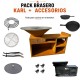 KARL Pack Premium : brasero plancha + accessoires