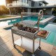 GRILL ARGENTIN INOX ESTANCIA – SUR PIED
