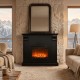 Cheminée électrique KAMIN ROYAL noire