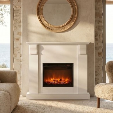 Chimenea électrica KAMIN ROYAL blanca