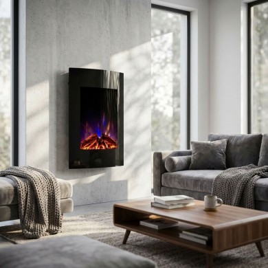 CHIMENEA ELÉCTRICA decorativa curva  KAMIN VERTICAL 23