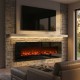 CHIMENEA ELÉCTRICA 182 CM - LUXURY KAMIN NEGRO