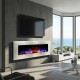 CHEMINÉE ÉLECTRIQUE DESIGN AVEC FAÇADE INOX 180CM- KAMINOX LUXURY